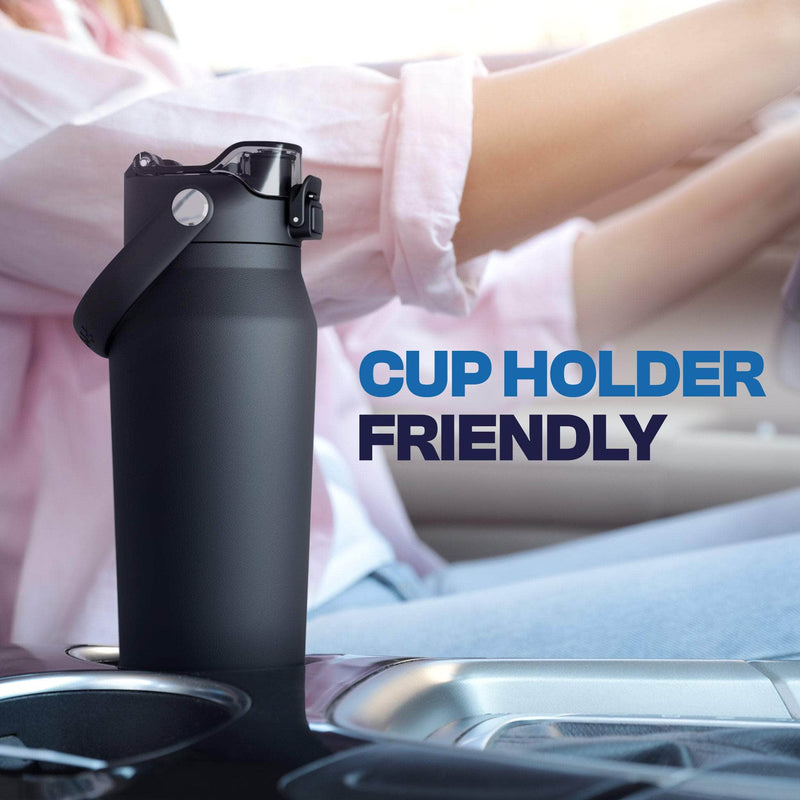 Bottle 24oz Pink Checkered